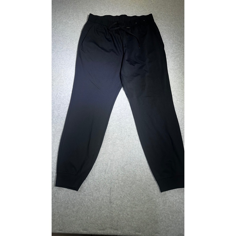 Member's Mark Womens Travel Jogger Pants Black Soot Large FT-2102